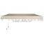 2x1.5m Patio Fabric Window Beige Aluminum Retractable Pergola Awning