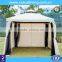 modern large canopy garden metal gazebo side curtains for multi-users Hard Top Sun Shelter