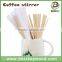 High quality wooden coffee stirrer