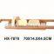 Bamboo bathroom towel rack