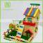 Safe For DIY Custom Color Birch Wood Craft Sticks For Kids