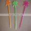 Wholesale fashion long plastic swizzle stick