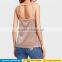 2017 Latest sexy sleeveless V Neck spaghetti strap summer wear design Velvet Camisole tops blouse for women