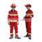 medical uniform for kids, wholesale polyester,fireman uniform for children,policeman for children