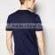 High Quality Custom Logo Short Sleeve Crew Neck Navy Men's 100% Cotton Jersey Plus Size Casual Blank T-Shirt