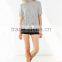 Cheap promotion women fashion tee longline tee