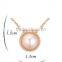 high end semi-precious pearl pendant necklace fashion natural pearl pendant necklace for her gifts