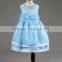 MGOO Brand Design OEM Services Stock Pink Party Dress For Girl 10 Years Old Girl Dress Organza Tulle Dress MGT001-3