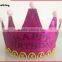 2015 pink happy birthday headwear pageant crowns hair accessory with light