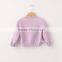 2016 Pink Lovely Girls Kids Sweater Wholesale Korea Kids Wear