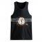 Custom printed design bulk mens fitness 95% cotton 5% spandex tank top