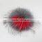 Myfur 2016/2017 Fluffy Wholesale 15cm Colorful Raccoon Fur Pom Poms for Beanie