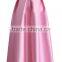 2016 Guangzhou Shandao New Fashion Design Women Summer Party Wear Pink A Line Ruffle Satin Long Skirts