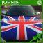 Sublimation printed Hot sell Stretch fabric custom designs car engine hood covers flag