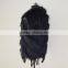 SJ373-01 Dark Blue Oblique Knitted 2016 OEM Fur Coats Rabbit Raccoon Fur Vest