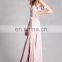 Trendy Satin Open Shoulders Maxi Dress With Self-tie Waist