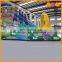 Amusement park forest theme slide inflatables mini inflatable slides for kids play