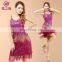 Sequins Shiny Stage Performance Ladies Sexy Latin Dance Dress Costume for Sale L-7094#