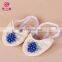 X-8057 Wholesale Women Colorful Beaded Half Soft Sole Ballet Shoes
