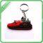 2017 factory design soft PVC keychain with custom logo