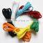 Multi-colored durable high quality elastic shoe laces for young