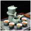 Semi automatic Kung Fu tea set, household ceramic cup set