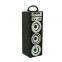 High Quality Speaker Factory Wholesale Wooden Audio Player Virtual Sound FM Radio Stereo Karaoke Party Wireless Portable Speaker