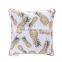 Summer Tropical Pineapple Design Cotton Linen Outdoor Square Home Decor Cushion Pillowcases Wholesale