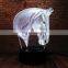 Interesting 3D Illusion Lamp LED Night Lights with Mustang Horse Shape