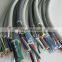 300/500V multicores copper conductor PVC insulated and sheathed 8X6mm2 KVV control cables for instruments