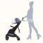 Lightweight Fiber Heated Adjustable Handle Baby Stroller