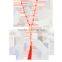2016 hot handmade fashion beaded tassel necklace wholesale for women
