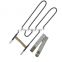Dumbbell type Molybdenum Disilicide MoSi2 rod heater heating elements for Furnace