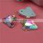 Low price flatback heart shape two holes sew on crystal rhinestones ab color for Clothing Accessories