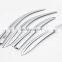 Chrome door visor side window deflector shade sun rain shield silver strips guard for Volkswagen passat