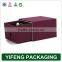 Personalized cheap custom logo crystal jewelry boxes packaging
