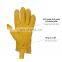 HANDLANDY AB grade Golden Yellow full grain cowhide Motorcycle Driving Motor Racing Glove for Men