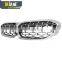 Car front bumper grille Diamond Style For BMW G20 G28 silver+black  Car Front Grille