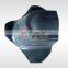 Wholesale Best Quality Coated Synthetic Resin Plastic Roof Tile Slanted Ridge Tile End