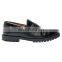 Premium Quality Black Loafers Shoes With Cleated Sole Design Made With Imported Genuine Cowhide