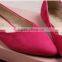 hot selling cheap wholesale women female suede flat finger pointed toe oxford sole shoes