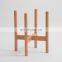 Balcony Flower Furniture Luxury Unique Modern Table Small Stool Wooden Bamboo Plant Stand