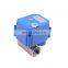 2 way plastic electric operated ball valve 3/4