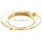Modern Romantic Simple Shape Dining Bed Room Indoor Home Lighting Crystal Warm Ceiling Lamp