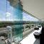 Superhouse Florida Approval Hurricane Proof Impact Rated aluminum frameless glass window