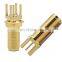 Reverse polarity SMA jack female edge PCB RP SMA female PCB mount