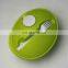 Reusable Take Away Plastic Salad Bowl With Fork And Dressing box and Source Container
