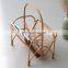 Hot Sale Rattan magazine rack, wicker magazine holder, Rattan Book Storage Organizer Vietnam Supplier