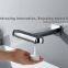 Integrated induction faucet and soap dispenser