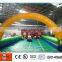 Plato Pvc Tarpaulin Inflatable Air Race Track , Durable Giant Inflatable Air Track for Car Racing